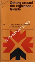Book cover of Getting around the Highlands and Islands 1972 by Highlands and Islands Development Board
